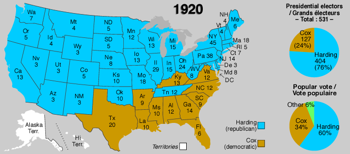 carte-election presidentielle-1920