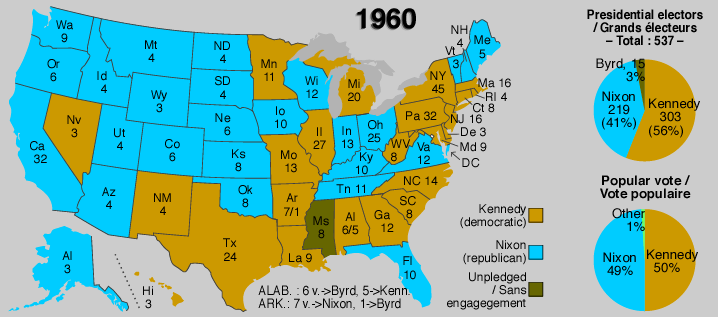 map-presidential election-1960